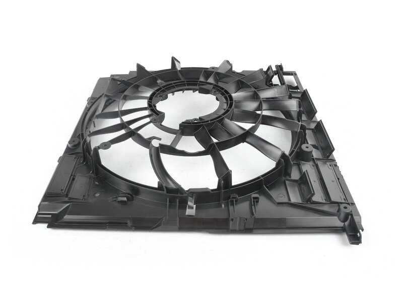 Fan shroud with acoustic ring OEM 17427953224 for BMW G05, G06, G07. Original BMW.