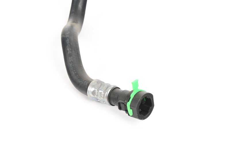 Tubería de refrigeración de aceite OEM 17227577635 para BMW E81, E82, E87, E88, E90, E91, E92, E93, E89. Original BMW.