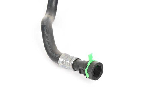 Tubería de refrigeración de aceite OEM 17227577635 para BMW E81, E82, E87, E88, E90, E91, E92, E93, E89. Original BMW.