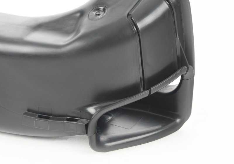 Intake duct for BMW G42 2 Series, G20, G20N, G21, G21N, G28, G28N 3 Series, G22, G22N, G23, G23N, G26, G26N 4 Series (OEM 13718635103). Original BMW