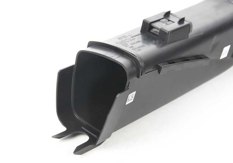 Intake duct for BMW G42 2 Series, G20, G20N, G21, G21N, G28, G28N 3 Series, G22, G22N, G23, G23N, G26, G26N 4 Series (OEM 13718635103). Original BMW