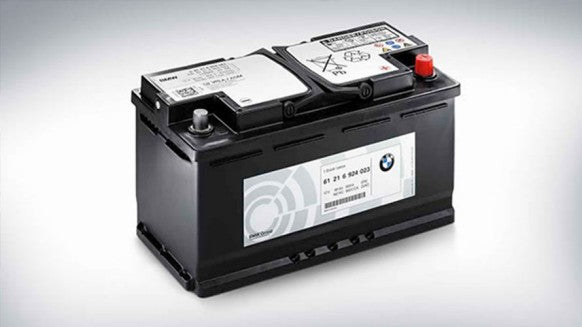 Batería AGM OEM 61217604808 para BMW G20, G30, F10, X5, X6... y más. Original BMW.