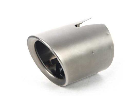 Tube d'échappement embellissant le gris de cérium pour la série BMW 1 F40, x2 F39 (OEM 18308695197). BMW d'origine
