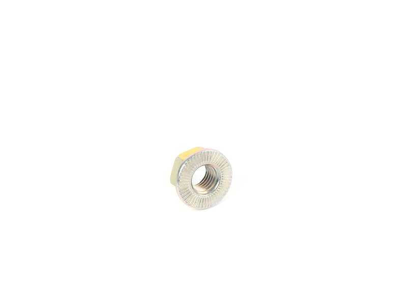Hexagonale Nuss mit gestreiktem OEM 26111227843 für BMW E36, E34, E39, E38, E65, E66, E31, E53, Z3, E52. Original BMW.