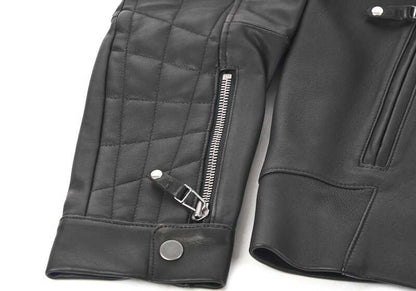 Chaqueta de cuero negra talla L OEM 80142463160 para BMW. Original BMW.