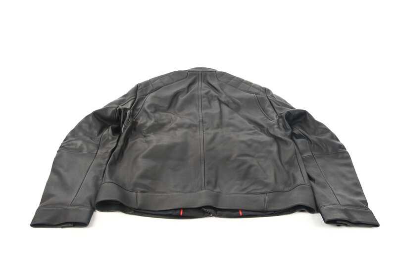 Chaqueta de cuero negra talla L OEM 80142463160 para BMW. Original BMW.