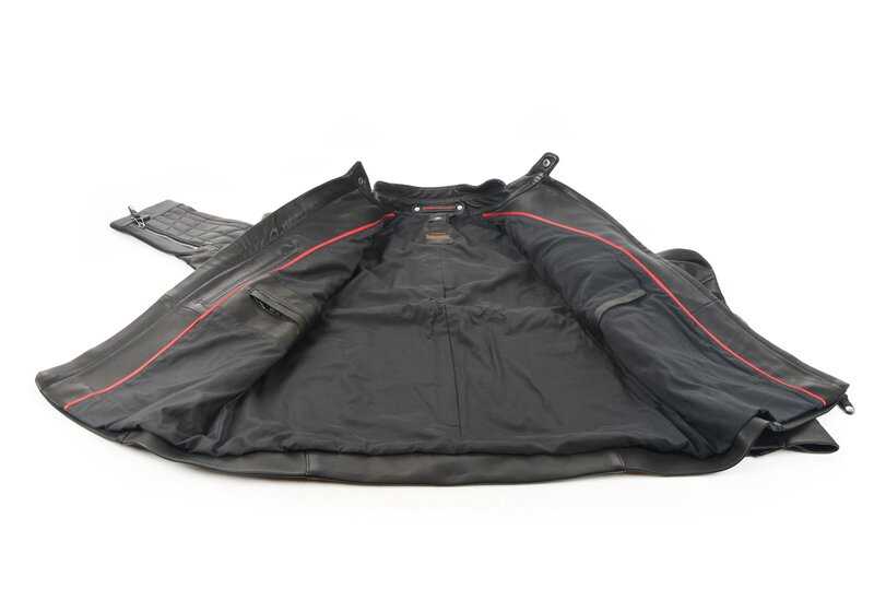 Chaqueta de cuero negra talla L OEM 80142463160 para BMW. Original BMW.