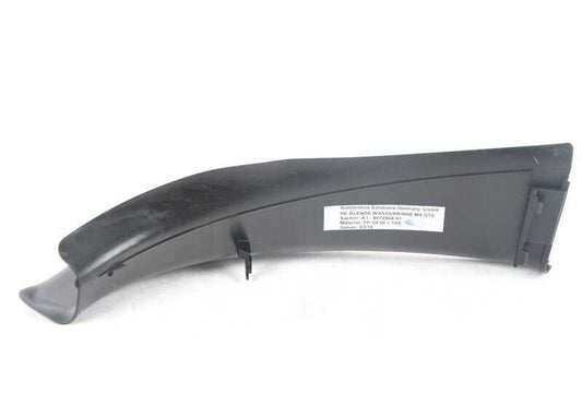 Embellecedor canaleta derecha OEM 51498072904 para BMW F82 M4 CS y M4 GTS. Compatible con modelos: F82 M4 CS (2017-2019) y F82 M4 GTS (2016-2017). Pieza original BMW.