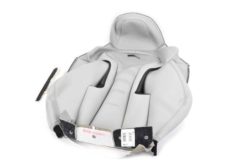Funda de respaldo de asiento deportivo de cuero derecho OEM 52108069552 para BMW F80, F82. Original BMW.
