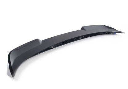 Spoiler per Trunk OEM 51625A310E6 per BMW X2 U10. Colore nero (Schwarz 2), miglioramento estetico e aerodinamico. BMW originale.