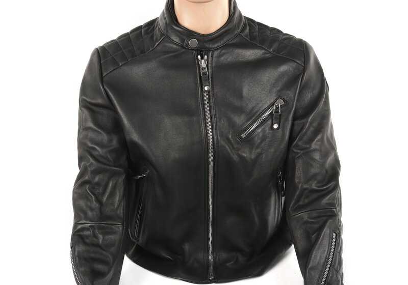 Chaqueta de cuero negra talla XL OEM 80142463161 válida para BMW. Original BMW.