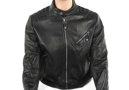 Chaqueta de cuero negra talla XL OEM 80142463161 válida para BMW. Original BMW.