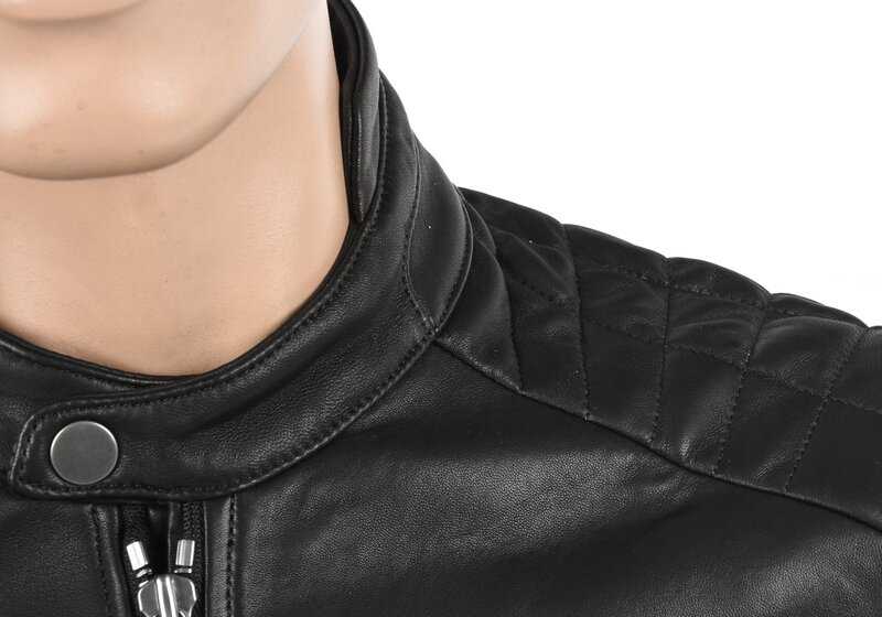 Chaqueta de cuero negra talla XL OEM 80142463161 válida para BMW. Original BMW.