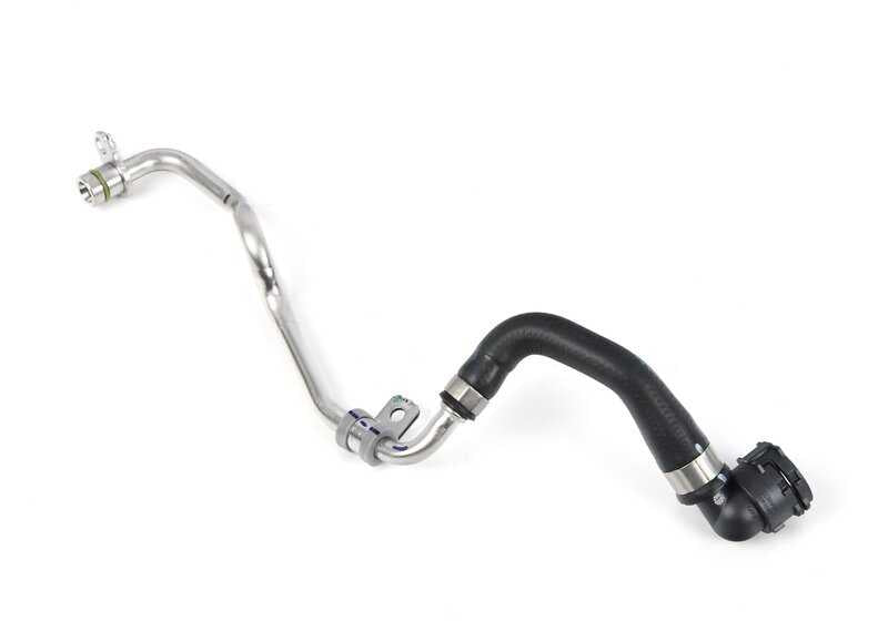 Tubería refrigerante retorno turbo OEM 11538650087 para BMW G42, G20, G30, G31, G32, G11, G12, G14, G15, G16, G01, G02, G05, G06, G07, G29. Original BMW.