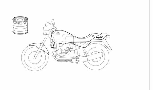 Couvercle de batterie d'impression droite 46632313926 pour BMW R850GS, R1100GS, R1150GS, R1150GS Adventure. BMW original Motorrad.