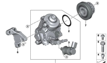 Tornillo ASA OEM 13527800395 para BMW E81, E82, E87, E88, F20, F21, F40, F70, F22, F23, F44, F45, F46, G42, U06, E90, E91, E92, E93, F30, F31, F34, G20, G21, G28, F32, F33, F36, G22, G23, G26, E60, E61, F07, F10, F11, G30, G31, G60, G61, F06, F12, F1