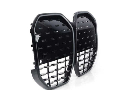 Rejilla frontal negra OEM 51139463247 para BMW G26. Original BMW.