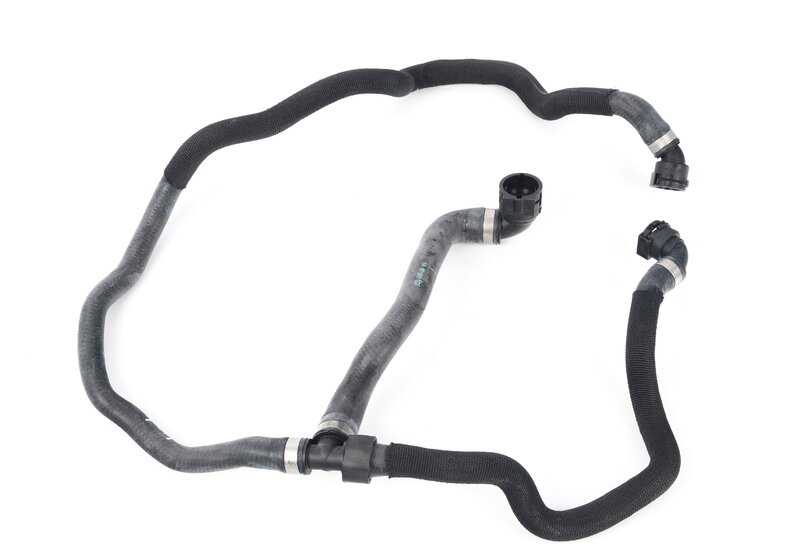 Manguera para radiador de refrigerante OEM 17128602862 para BMW G30, G30N, G32, G32N, G11, G11N, G12, G12N, G14, G15, G16. Original BMW.