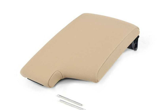 Tapa central consola beige OEM 51167137554 para BMW E90, E91, 3er Serie (316d, 316i). Original BMW.