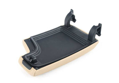 Tapa central consola beige OEM 51167137554 para BMW E90, E91, 3er Serie (316d, 316i). Original BMW.