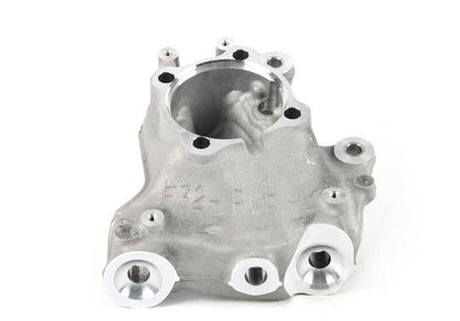 Soporte de mangueta con corrección de caída izquierdo OEM 31216858313 para BMW F32, F33, F36. Original BMW.