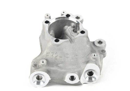 Soporte de mangueta con corrección de caída izquierdo OEM 31216858313 para BMW F32, F33, F36. Original BMW.