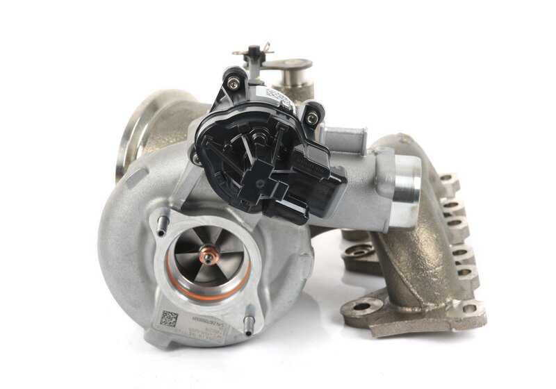 Turbocompresor con colector de escape para BMW F87N, F80, F82, F83 (OEM 11657849650). Original BMW