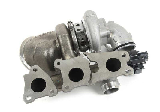 Turbocharger with exhaust manifold for BMW F87N, F80, F80N, F82, F82N, F83, F83N (OEM 11657849651). Original BMW