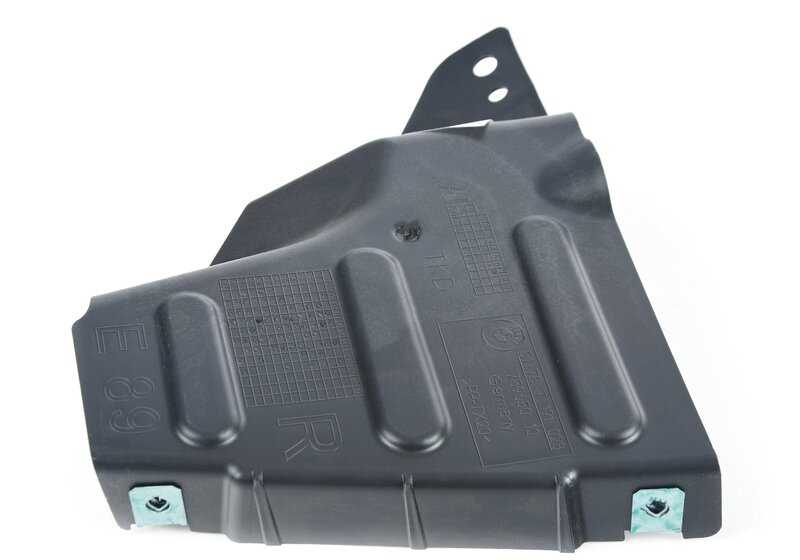 Cubierta plástica derecha compartimento motor OEM 51757191028 para BMW Z4 E89. Pieza original BMW.