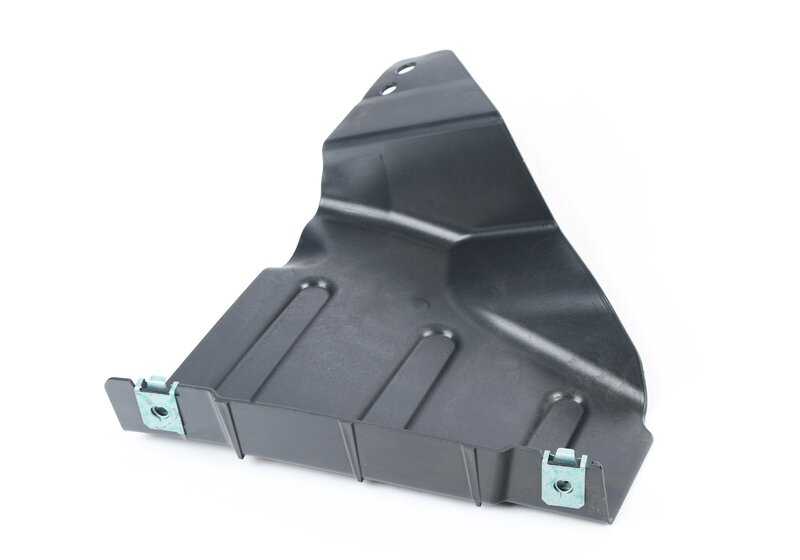 Cubierta plástica derecha compartimento motor OEM 51757191028 para BMW Z4 E89. Pieza original BMW.