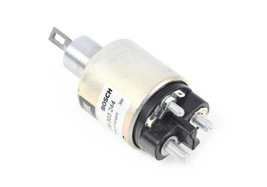 Relé de arranque (Magnetschalter) OEM 12411726039 para BMW E30, E36, E34, E24, E32. Pieza original BMW. Ideal para problemas al encender el coche. Repuesto original garantizado.