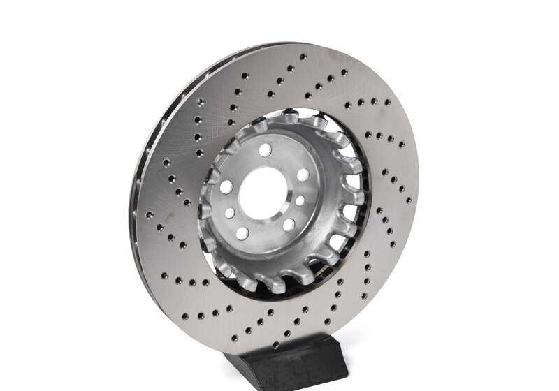 Brake disc for BMW X5 F95, F96 X6 Series F95N, F96N (OEM 34208074286). Genuine BMW