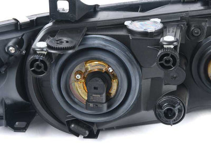 Faro delantero izquierdo OEM 63128389517 para BMW E38. Original BMW