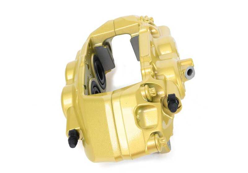 Brembo delantero derecho M Performance amarillo OEM 34106875652 para BMW F20, F21, F22, F23, F30, F31, F34, F32, F33, F36. Solo compatible con frenos M Performance. Original BMW.