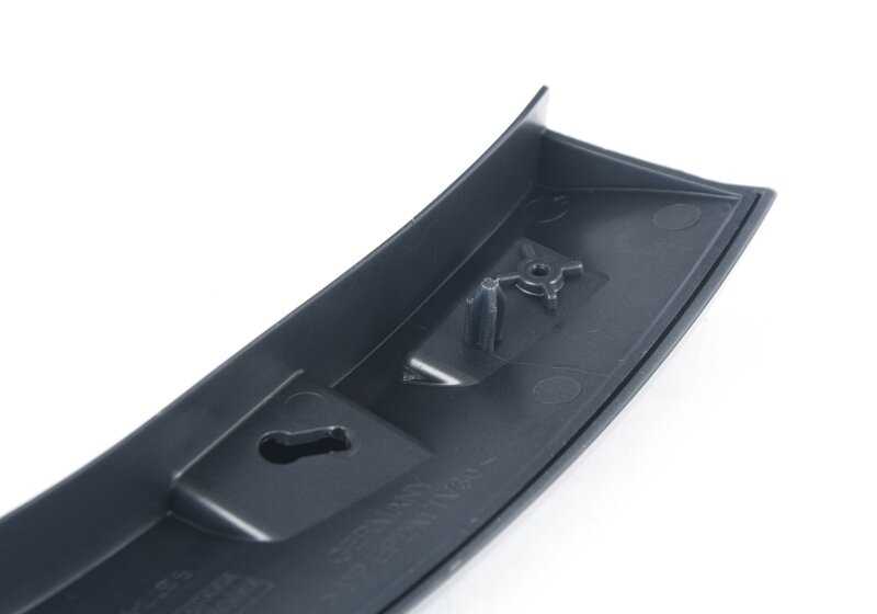 Couvercle de passage de roue imprimé gauche pour BMW I01N (OEM 51117484527). BMW d'origine