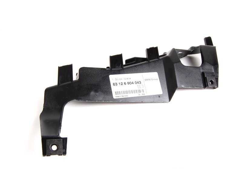 Soporte izquierdo de faro OEM 63126904043 para BMW E39 520d, 520i (todos los modelos compatibles). Repuesto original BMW.