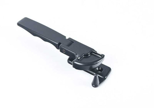 Cierre izquierdo capota OEM 54311932777 para BMW E30 y Z1. Original BMW.