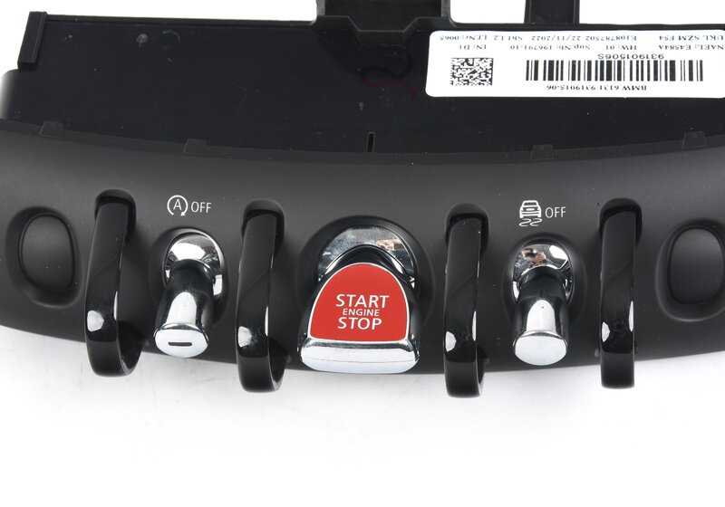 Módulo interruptores consola central OEM 61319319015 para MINI F54, F55, F56, F57, F60. Original MINI.