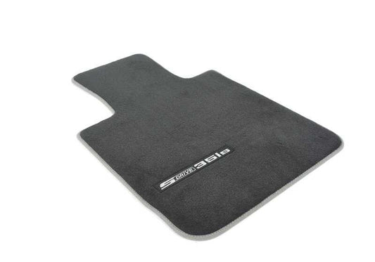 Anthracite front mats OEM 51477267571 for BMW Z4 E89 sDrive35i, sDrive35is (2009-2016). Genuine BMW.