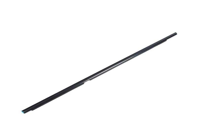 Cubierta exterior de canal guía puerta trasera izquierda OEM 51357207843 para BMW X5 E70 (modelos: 3.0d, 3.0sd, 3.0si, 4.8i, M) Original BMW.