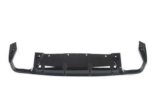 Moldura inferior del parachoques trasero OEM 51125A09293 para BMW U11, U12. Original BMW.