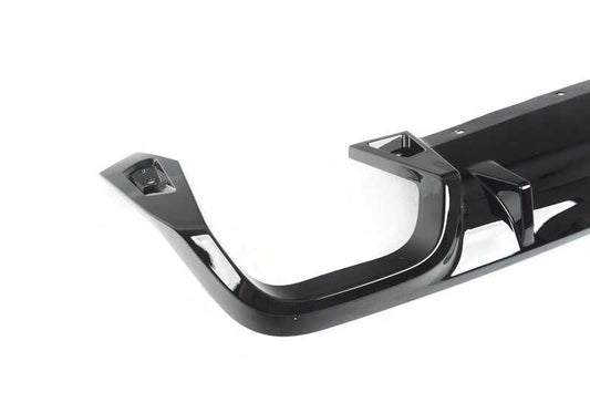 Moldura inferior del parachoques trasero OEM 51125A09293 para BMW U11, U12. Original BMW.