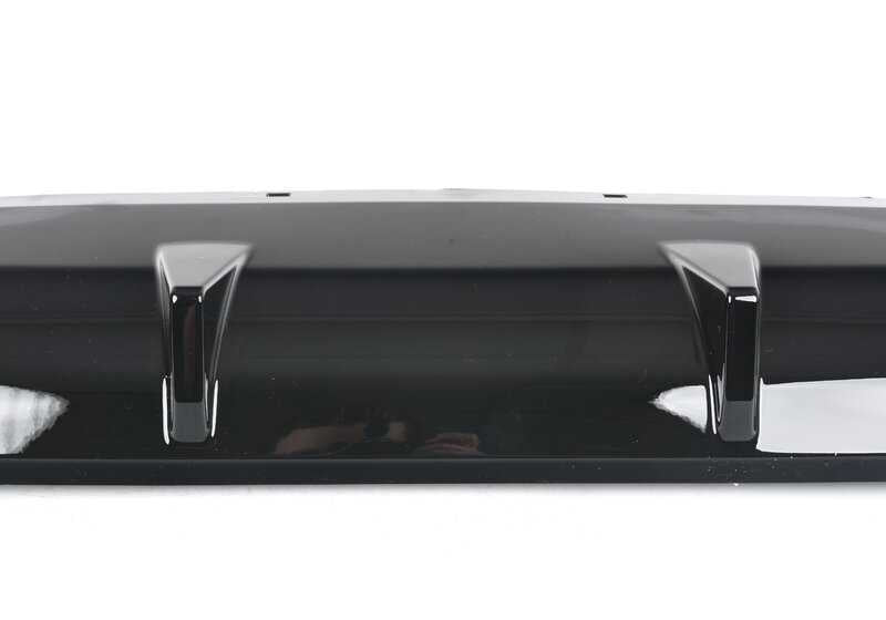 Moldura inferior del parachoques trasero OEM 51125A09293 para BMW U11, U12. Original BMW.