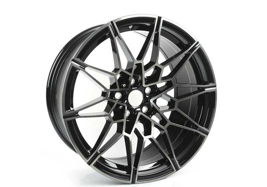 Llanta de aleación original BMW M Doble Radio 826 de 19" delantera OEM 36117882867 para BMW G80 (M3, M3 Competition, M3 Competition xDrive, NM3, NM3 xDrive). Original BMW.