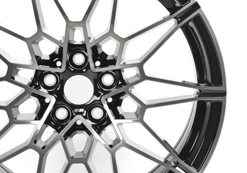 Llanta de aleación original BMW M Doble Radio 826 de 19" delantera OEM 36117882867 para BMW G80 (M3, M3 Competition, M3 Competition xDrive, NM3, NM3 xDrive). Original BMW.