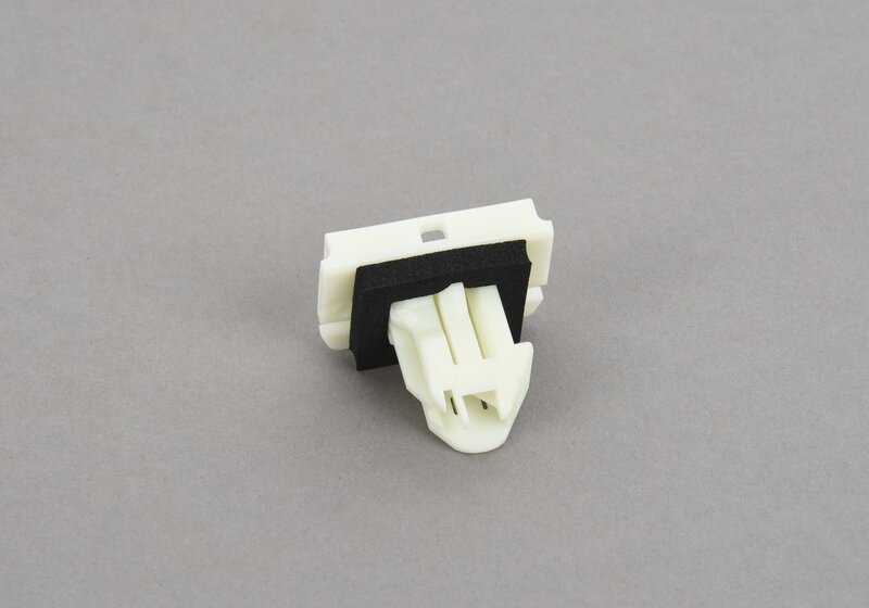 Clip con arandela de sellado izquierda OEM 51217457387 para BMW F90, G30, G31, G38, G70, G29, U25. Original BMW.