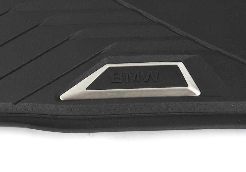 Alfombrillas delanteras 3D impermeables OEM 51475A87FF3 para BMW Serie 5 G60, G61 y G90. Protección completa contra suciedad y humedad. Original BMW.
