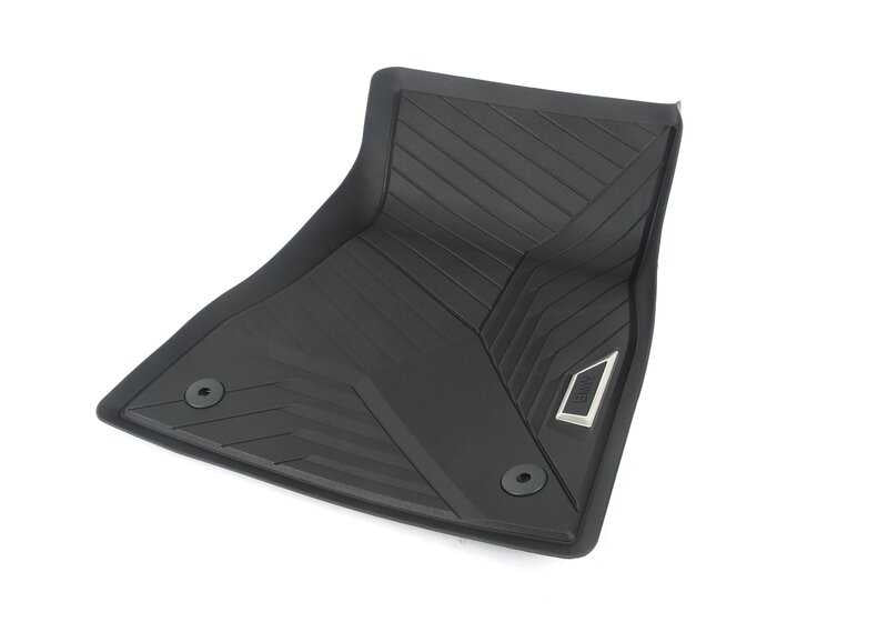 Alfombrillas delanteras 3D impermeables OEM 51475A87FF3 para BMW Serie 5 G60, G61 y G90. Protección completa contra suciedad y humedad. Original BMW.