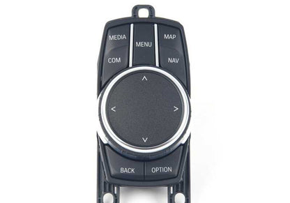 Controlador táctil para BMW Serie 1 F20, F21, F52, Serie 2 F22, F23, F45, F46, F87, Serie 3 F30, F31, F34, F80, Serie 4 F32, F33, F36, F82, F83, i I01, I12, I15, X1 F48, F49, X2 F39, X3 F25, X4 F26, X5 F15, F85, X6 F16, F86 (OEM 65825A3B1E6). Original BMW