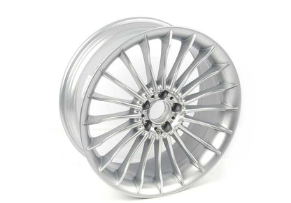 Silver alloy wheels for BMW 7 Series F01, F02 (OEM 36107980129). Original BMW
